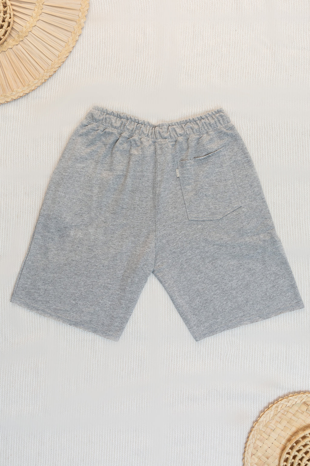 Bermuda Masculina Moletinho Aveloz-Cinza Mescla