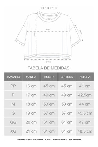 Camiseta Aveloz Feminina Cropped Caramelo