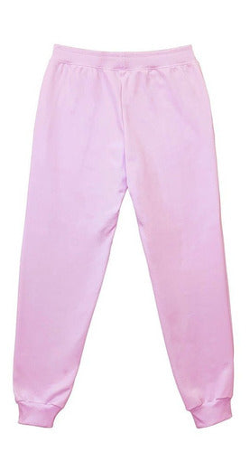Calca Aveloz Moletom Jogger Rosa