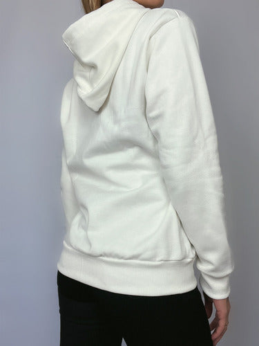 Jaqueta Moletom Aveloz Easy Feminina- Off White
