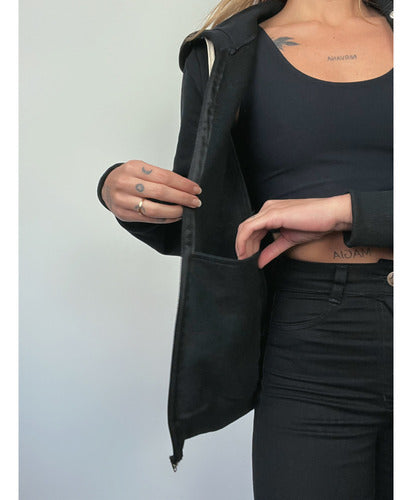 Jaqueta Moletom Aveloz Easy Feminina-preta