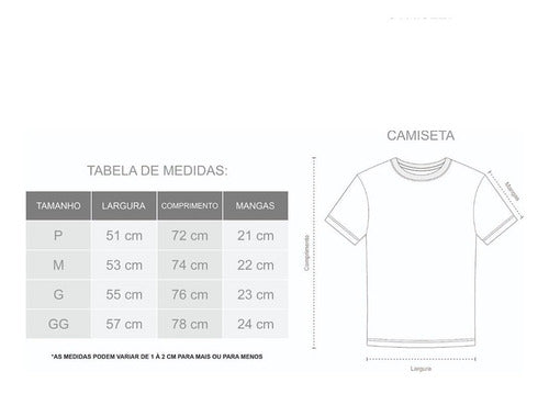 Camiseta Masculina Algodão Básica Branca