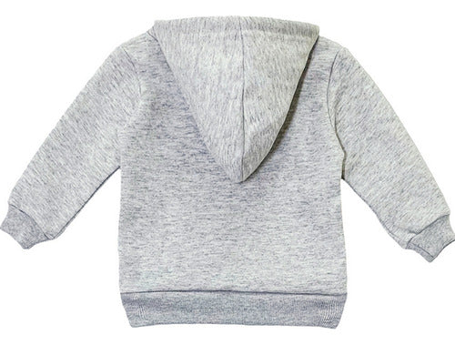 Moletom Aveloz Infantil Canguru Básico Cinza
