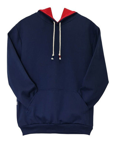 Moletom Aveloz Duo Color Marinho E Vermelho