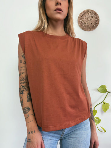 Camiseta Regata Básica Feminina Muscle Tee