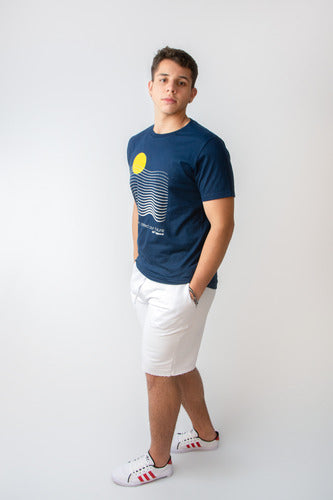 Camiseta Aveloz Wave- Marinho