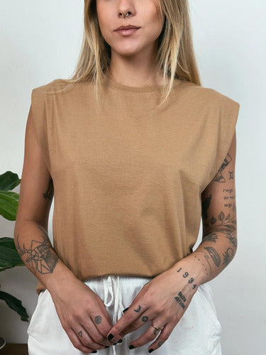 Camiseta Regata Básica Feminina Muscle Tee