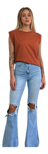 Camiseta Regata Básica Feminina Muscle Tee