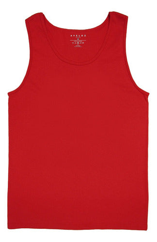 Camiseta Aveloz Regata Masculina Vermelha