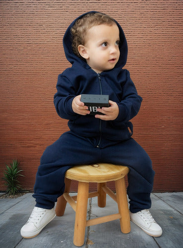 Jaqueta Moletom Infantil Aveloz Marinho