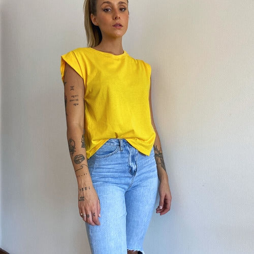 Camiseta Regata Básica Feminina Muscle Tee