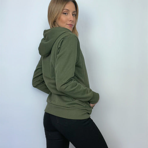 Jaqueta Moletom Aveloz Easy Feminina-verde Oliva