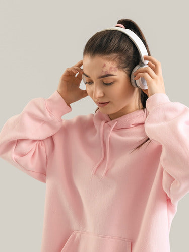 Moletom Aveloz Canguru Básico Rosa