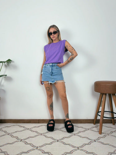 Camiseta Regata Básica Feminina Muscle Tee