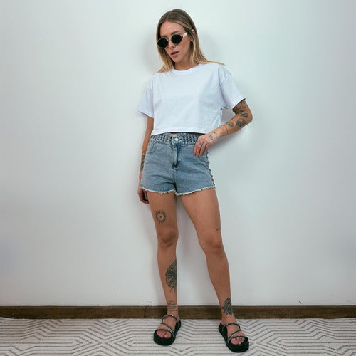 Camiseta Aveloz Feminina Cropped Branca