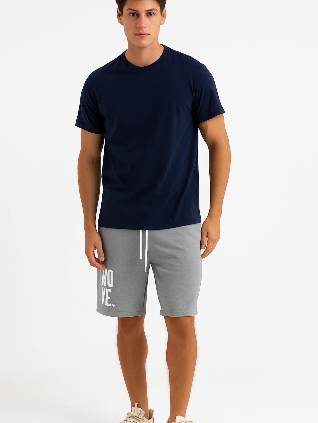 Camiseta Masculina algodão Básica Azul Marinho
