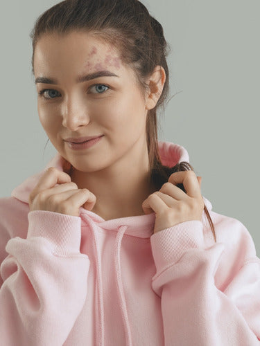 Moletom Aveloz Canguru Básico Rosa