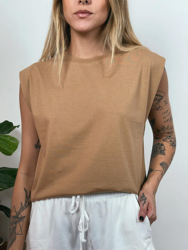 Camiseta Regata Básica Feminina Muscle Tee