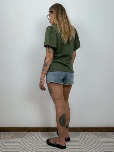 Camiseta Feminina Religiosa Estampa Jesus Manga Flare Aveloz