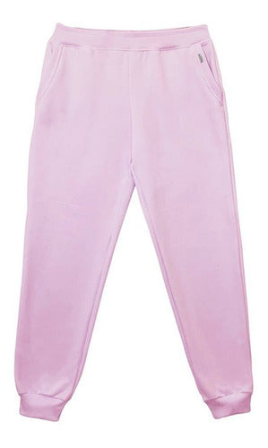 Calca Aveloz Moletom Jogger Rosa