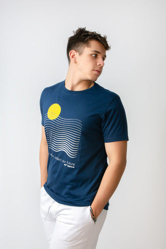 Camiseta Aveloz Wave- Marinho