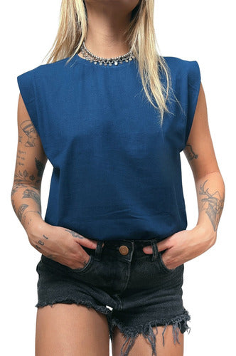 Camiseta Regata Básica Feminina Muscle Tee