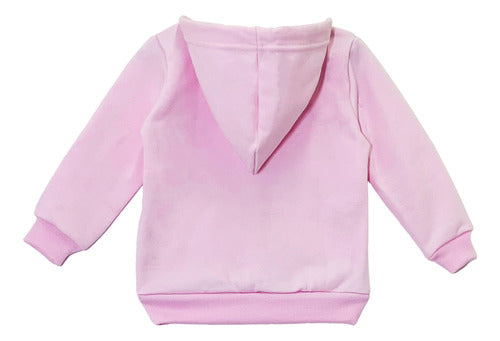 Moletom Aveloz Infantil Canguru Básico Rosa