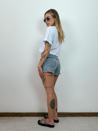 Camiseta Aveloz Feminina Cropped Branca