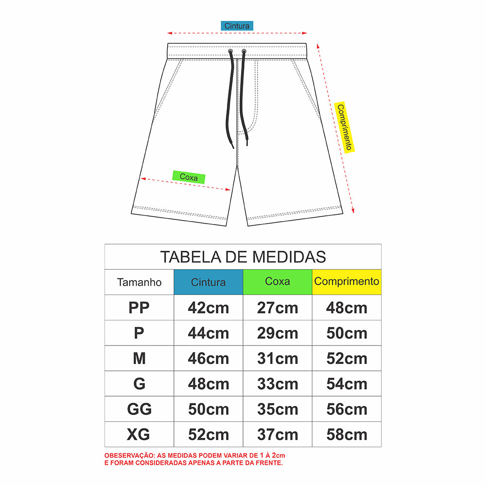 Bermuda Masculina Moletinho Aveloz-Cinza Mescla