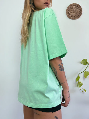 Camiseta Oversized Feminina Aveloz - Verde