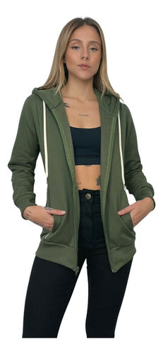 Jaqueta Moletom Aveloz Easy Feminina-verde Oliva