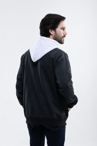 Moletom Aveloz Jet Preto E Mescla Off