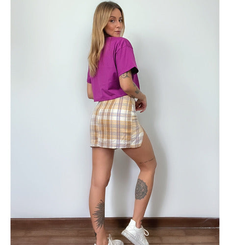 Camiseta Aveloz Feminina Cropped Roxo