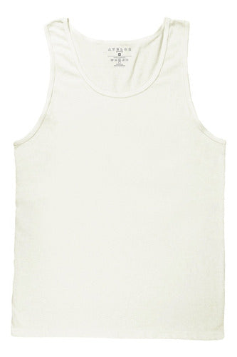 Camiseta Aveloz Regata Masculina Off White