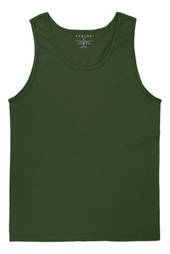 Camiseta Aveloz Regata Masculina Verde