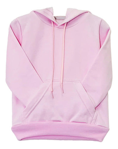 Moletom Aveloz Infantil Canguru Básico Rosa