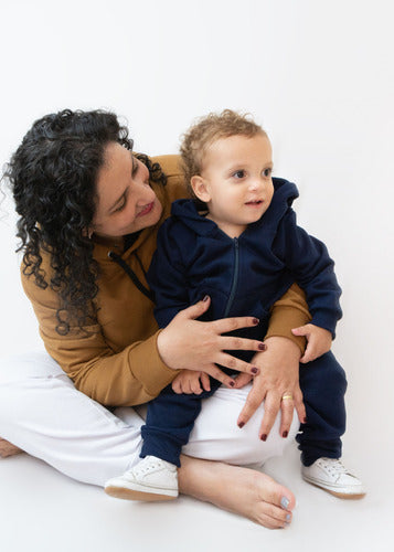 Jaqueta Moletom Infantil Aveloz Marinho