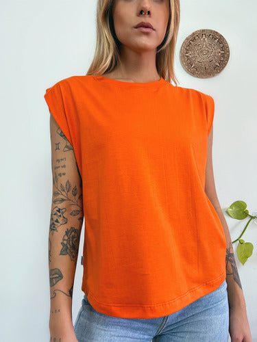 Camiseta Regata Básica Feminina Muscle Tee