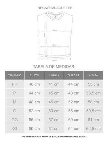 Camiseta Regata Básica Feminina Muscle Tee