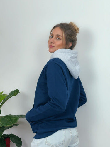 Moletom Aveloz Jet Marinho E Mescla Off