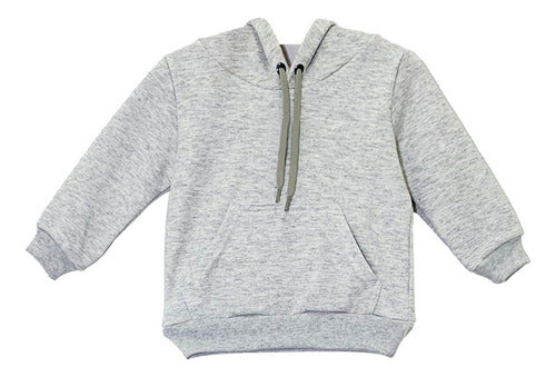 Moletom Aveloz Infantil Canguru Básico Cinza