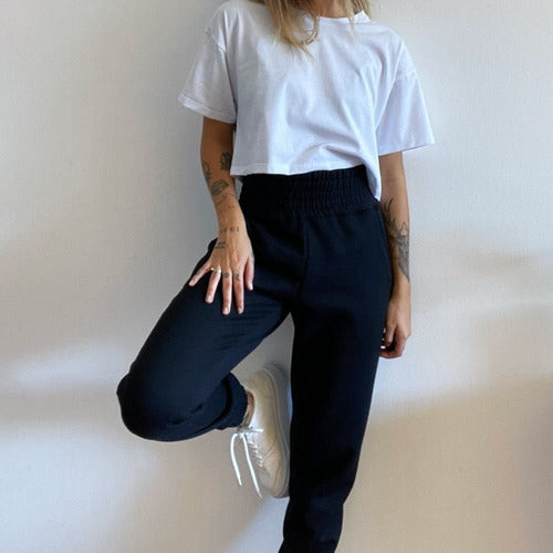 Calça Moletom Feminina Aveloz Preta