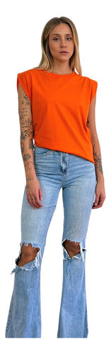 Camiseta Regata Básica Feminina Muscle Tee