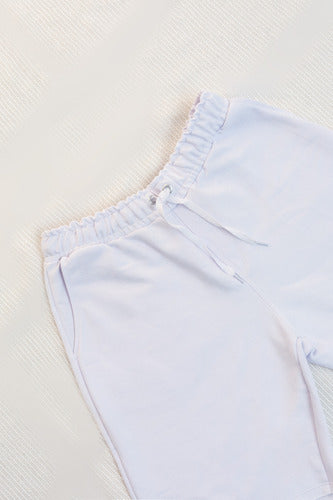 Bermuda Masculina Moletinho Aveloz- Branca