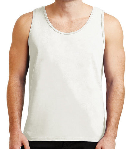 Camiseta Aveloz Regata Masculina Off White