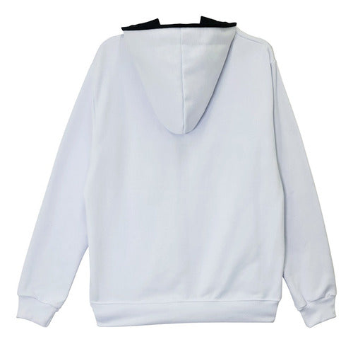 Moletom Aveloz Duo Color Branco E Preto
