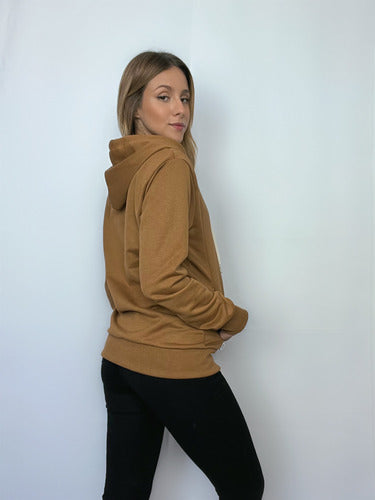 Jaqueta Moletom Aveloz Easy Feminina-caramelo