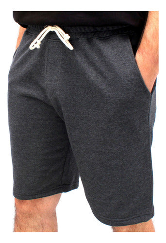 Bermuda Aveloz Básica Cinza Escuro