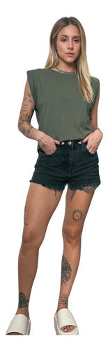 Camiseta Regata Básica Feminina Muscle Tee